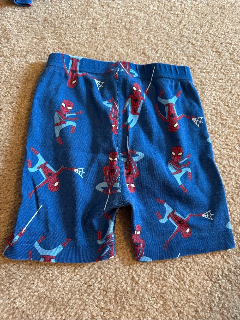 Hanna Andersson Blue Spider-Man Short Sleeve Pajama Set
